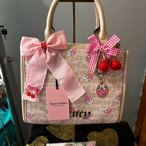 FINAL Price offer-Juicy Couture Strawberry Mini Tote Bag-read description
